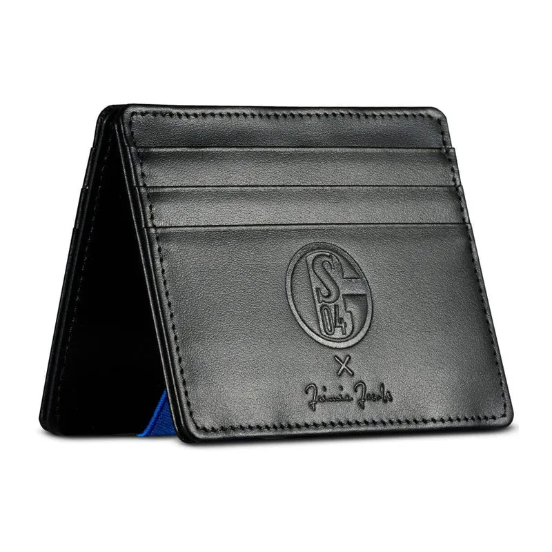 Flap Boy Slim FC Schalke 04 Edition - Portafoglio magico senza tasca portamonete