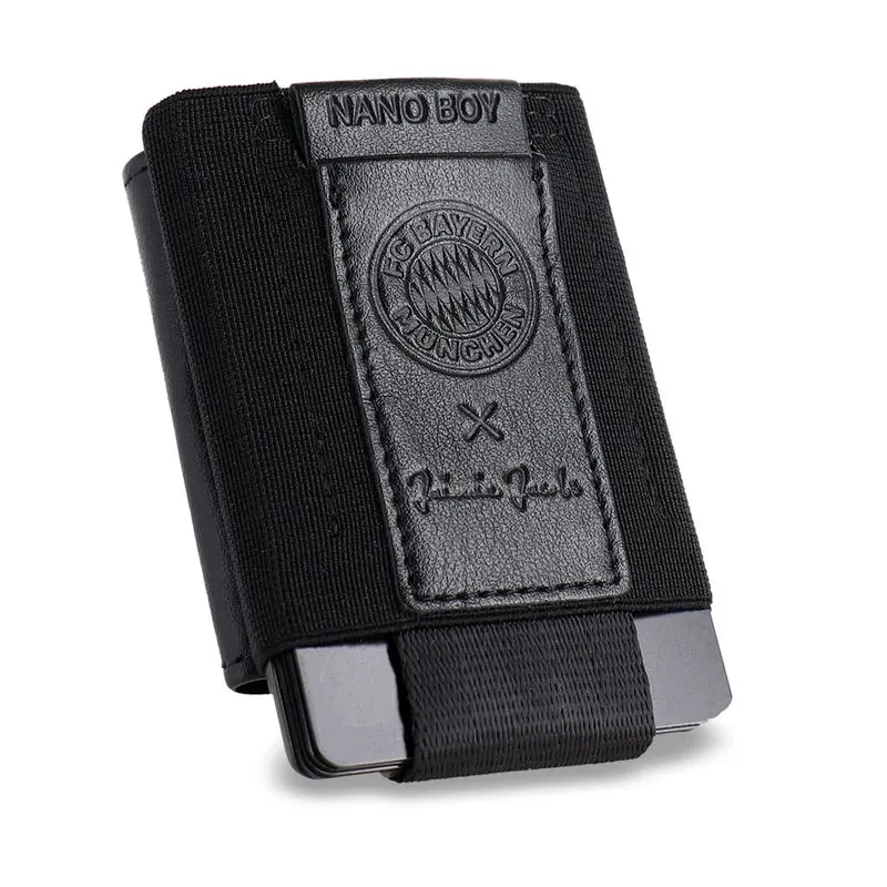 Nano Boy Pocket FC Bayern München Edition - portafoglio sottile con tasca portamonete in pelle