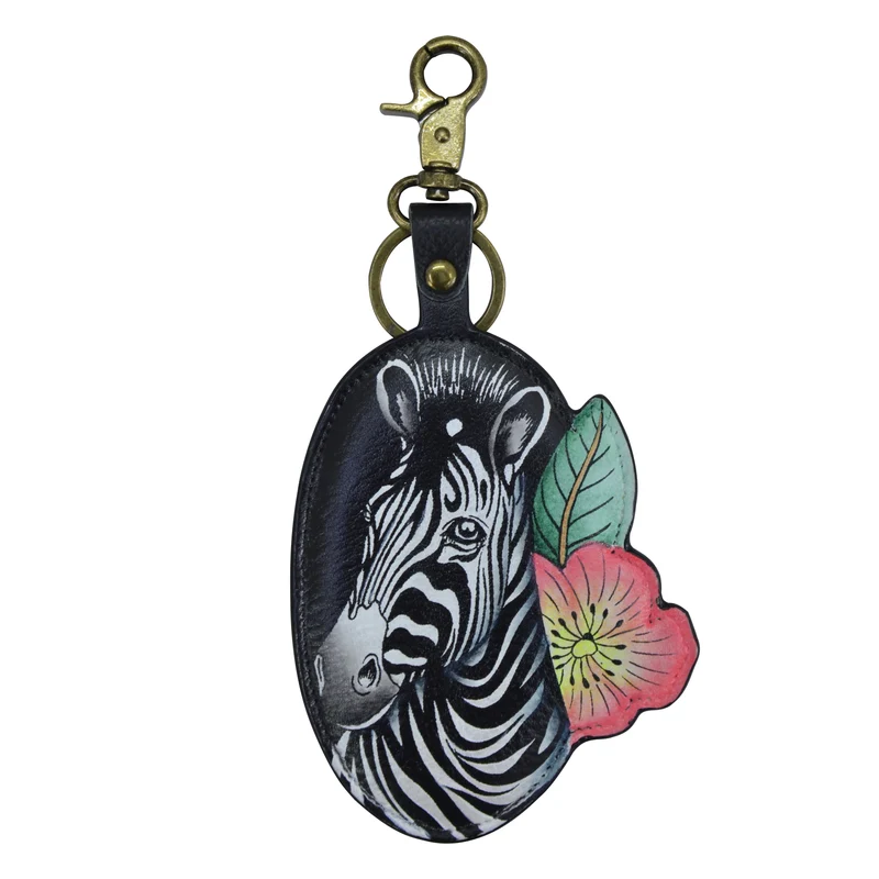 Charm da Borsa in Pelle Verniciata K0030 - Portachiavi