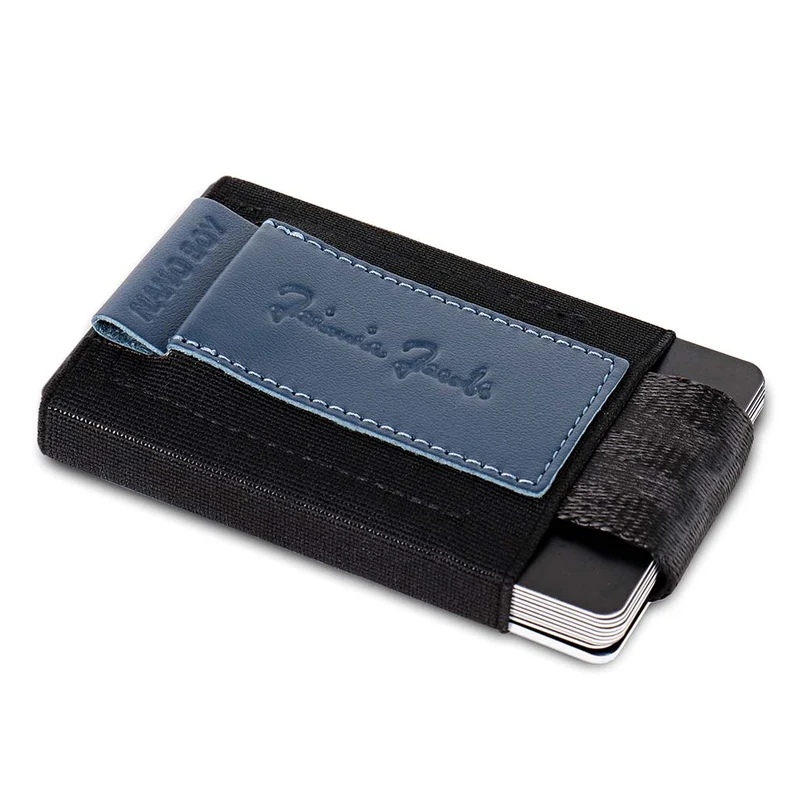 Nano Boy con piccola tasca elastica portamonete in ecopelle