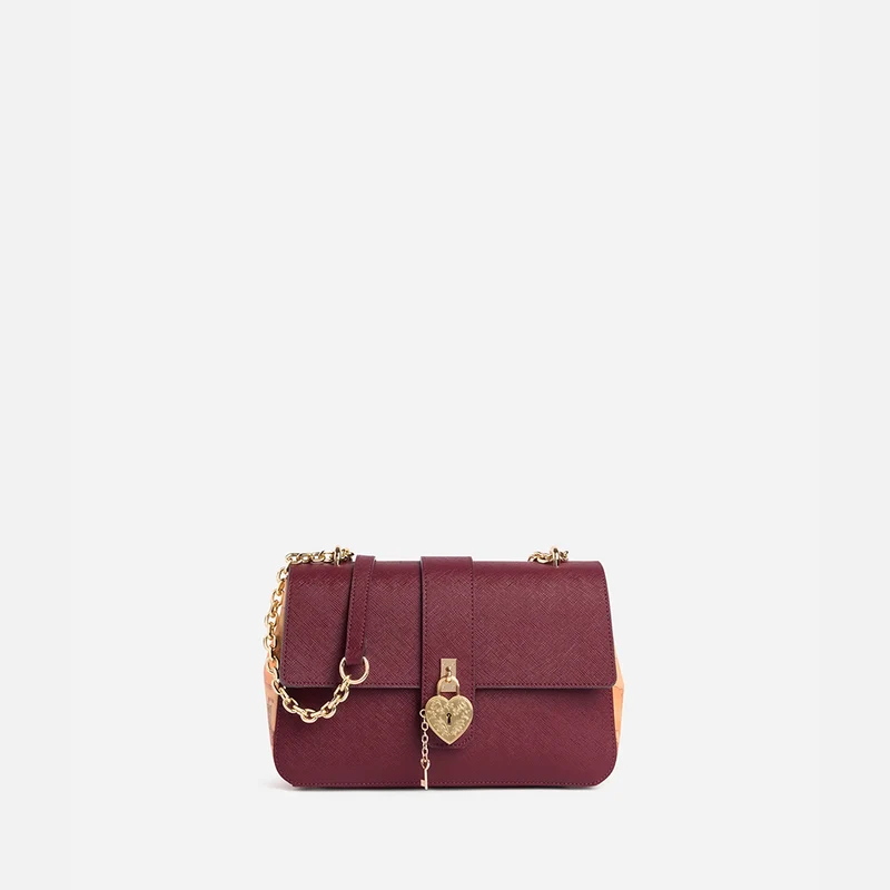 Western Love Bag borsa a tracolla Burgundy