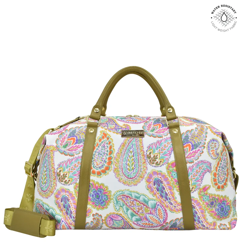 Tessuto con finiture in pelle Great Escape Duffle - 12016