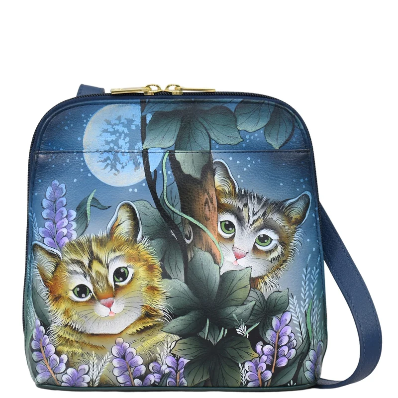 Piccola borsa a tracolla con cerniera - 7602