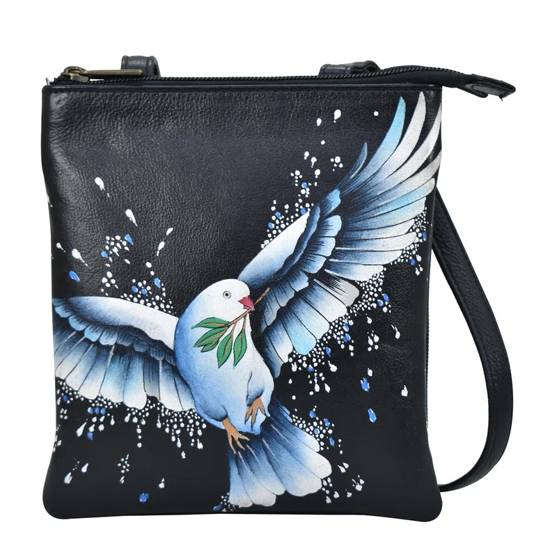 Borsa a tracolla con triplo scomparto - 7443