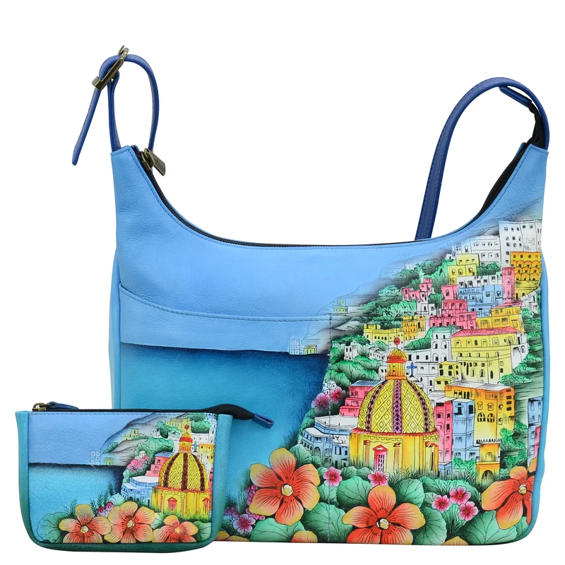 Borsa shopper media con piccolo portachiavi - BN002