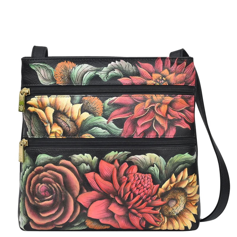 Borsa A Tracolla Media Con Doppia Zip Tasche - 447