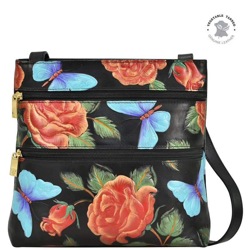 Borsa A Tracolla Media Con Doppia Zip Tasche - 447