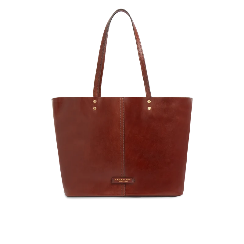 Borsa shopper in pelle Lisa Marrone