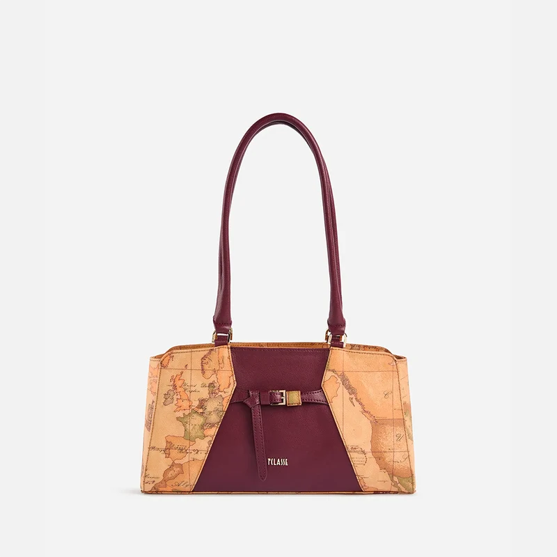 Geo Saloon borsa sottospalla Burgundy