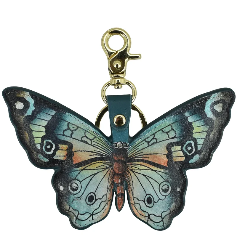Charm da Borsa in Pelle Verniciata K0007 - Portachiavi