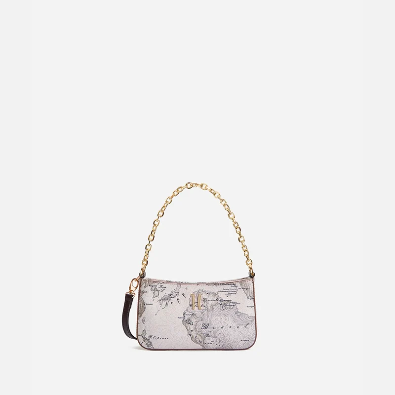 Country Geo pochette con catena Tortora