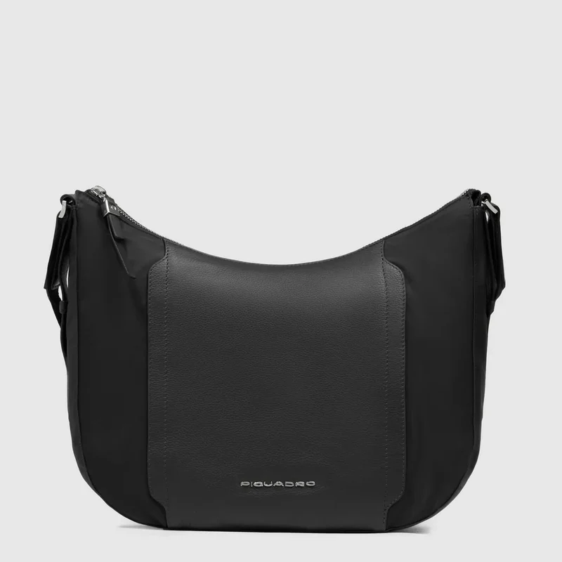 Borsa tracolla donna per iPad Nero