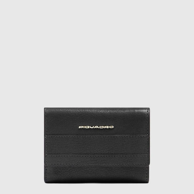 Portafogli da donna piccolo Nero