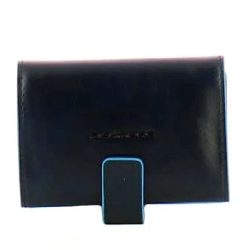 Portafoglio Uomo Verticale MagSafe PIQUADRO in PelleBlu Linea Blue Square - PP7199B2R