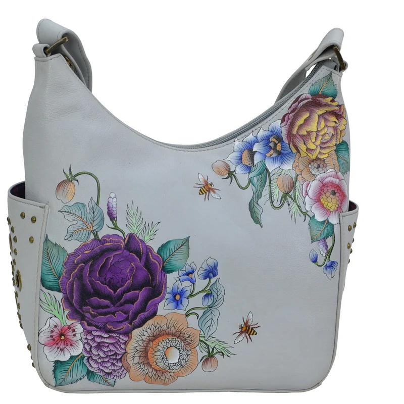 Hobo classico con tasche laterali borchiate - 433