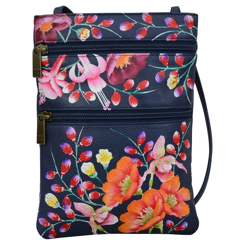 Mini tracolla da viaggio con doppia zip - 448