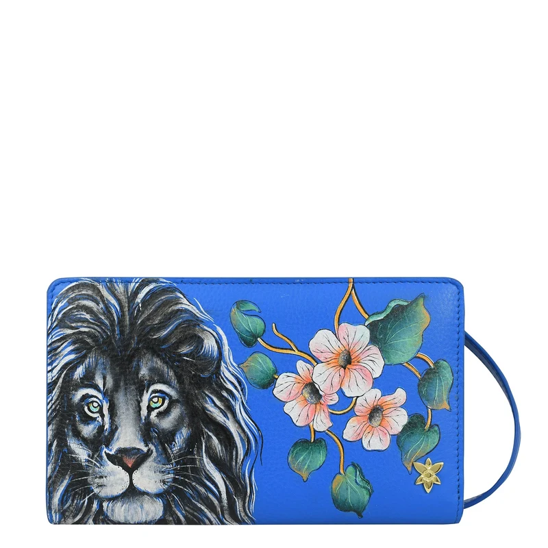 Portafoglio organizer con protezione RFID e tracolla - 1149