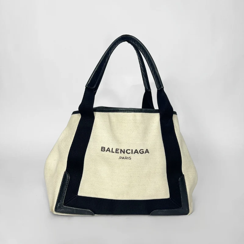 Balenciaga nero / bianco Shopper