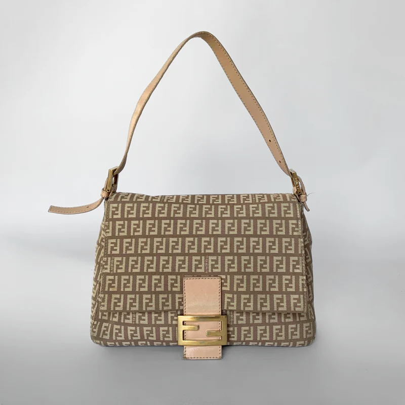 Fendi Pochette Tela Mamma Zucca