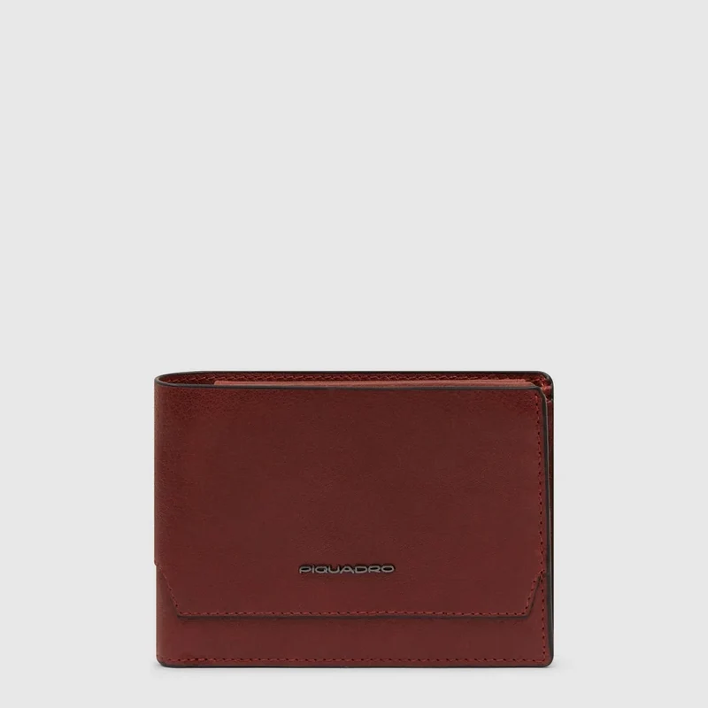 Portafogli uomo con porta documenti Terracotta