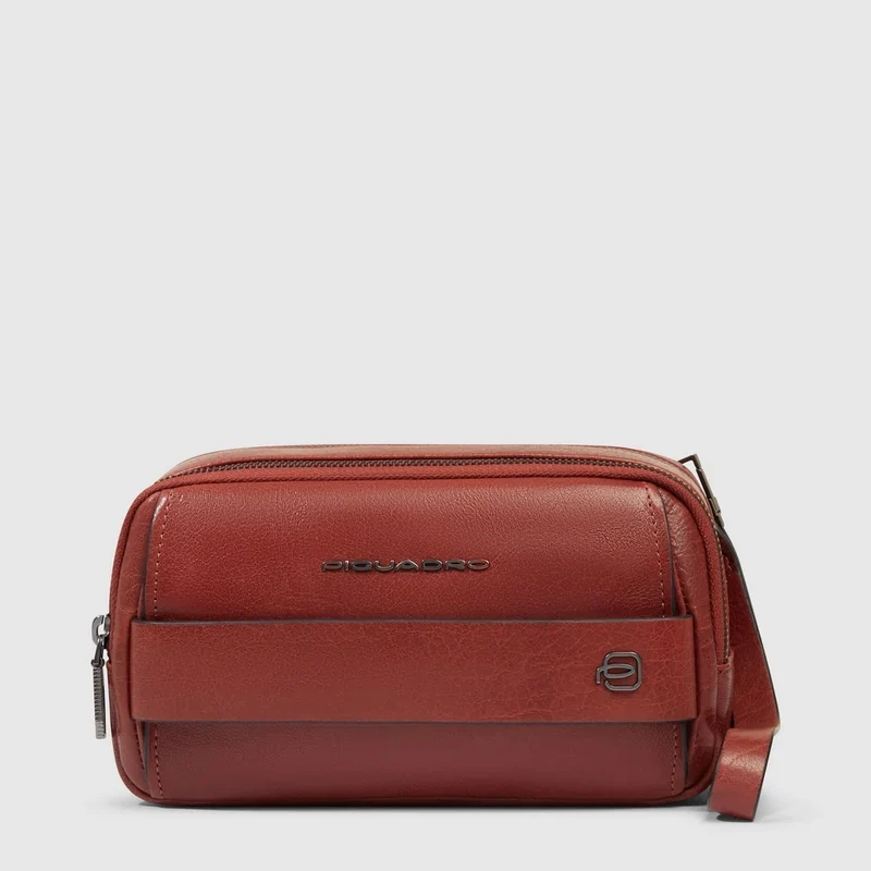 Pochette uomo in pelle Terracotta