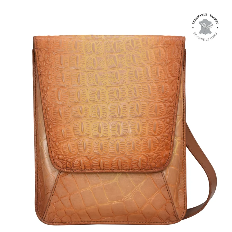 Borsa a tracolla media con patta - 7131