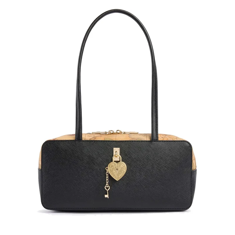 Borsa Donna Sottospalla 1A Classe Alviero Martini linea Love Charm Bag Nero LG37