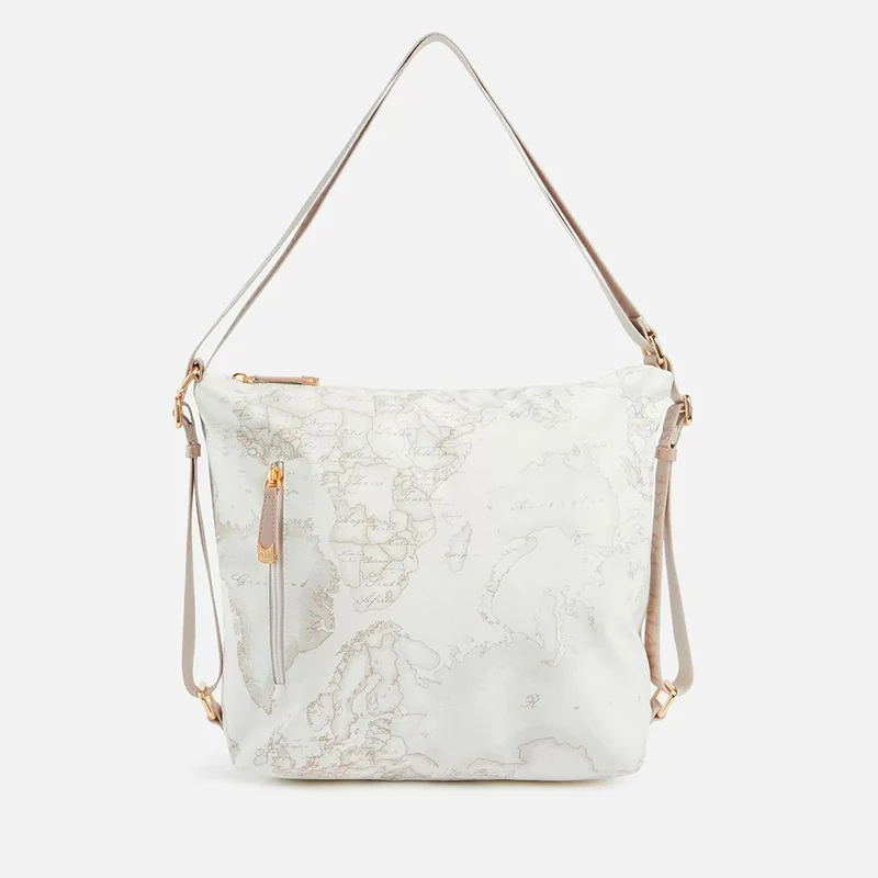 Geo Soft White borsa hobo doppia portabilità