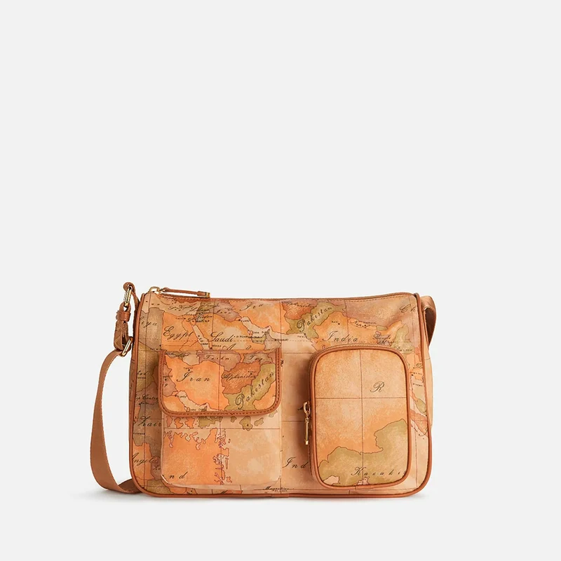 Geo Soft borsa a tracolla con tasche
