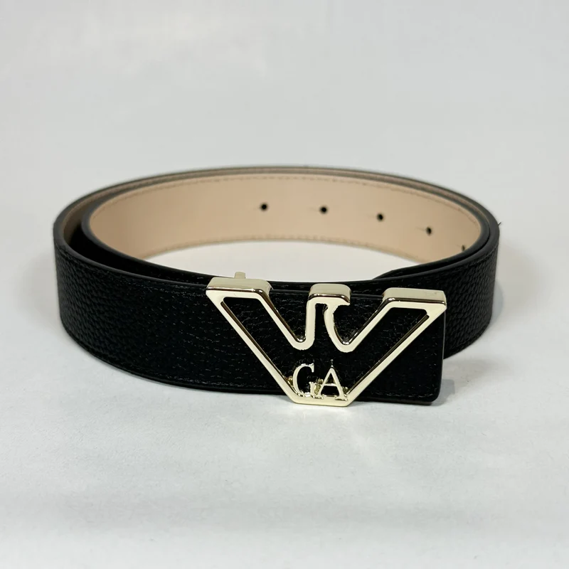 Cintura donna logo Aquila Emporio Armani colore Nero
