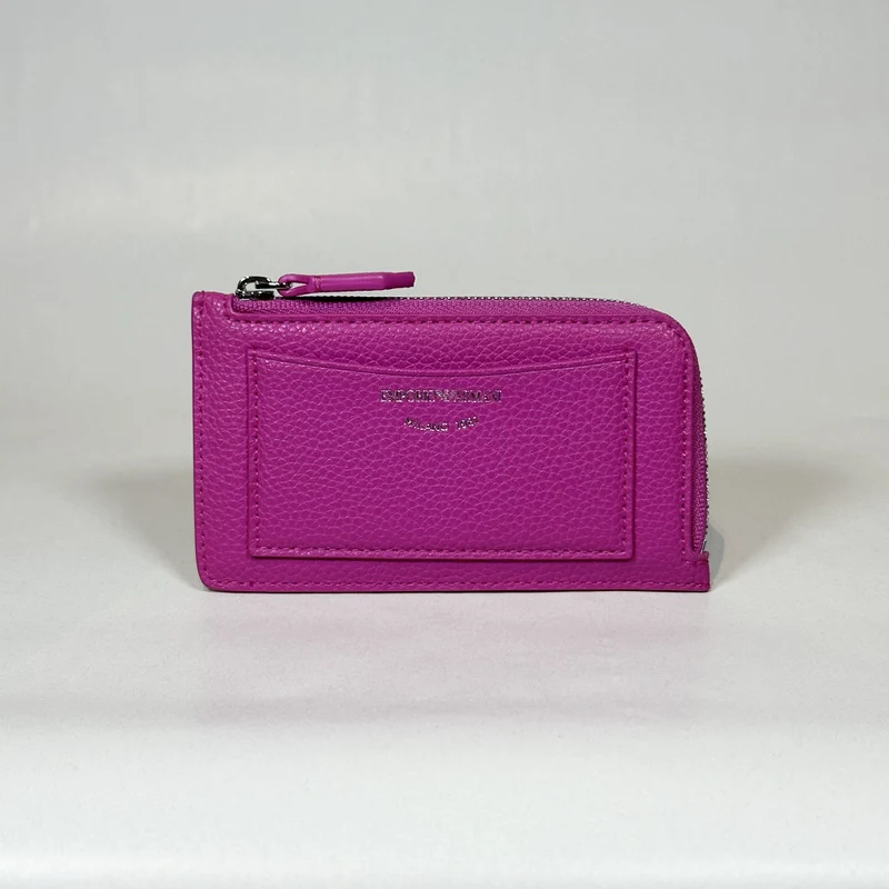 Portacarte zip around MyEA stampa cervo Fucsia