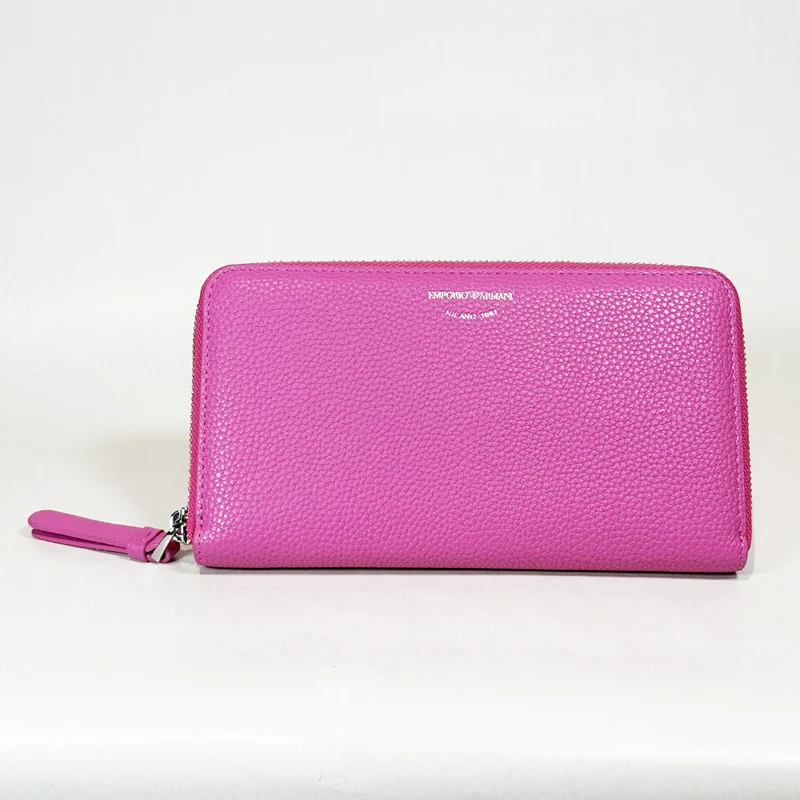 Portafoglio Zip Around Blush Emporio Armani