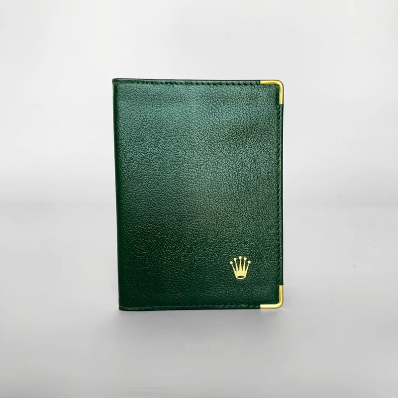 Custodia per passaporto Rolex in pelle