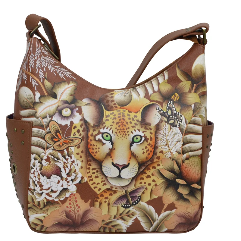 Hobo classico con tasche laterali borchiate - 433