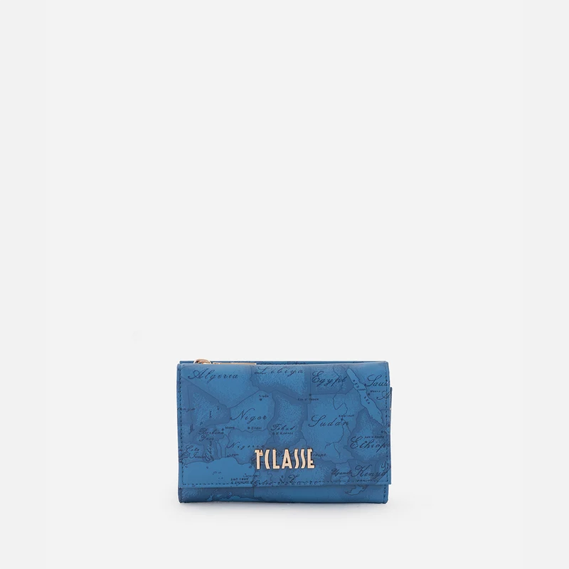 Soft Color portafoglio bifolder medio Blu Jeans