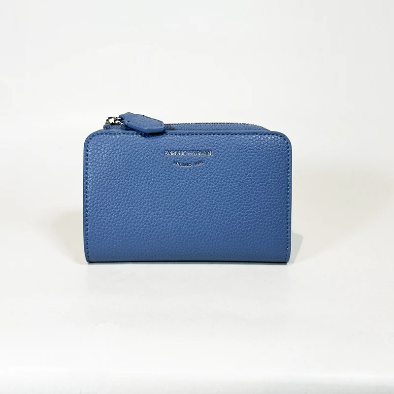 Portafoglio con portamonete MyEA stampa cervo Blu