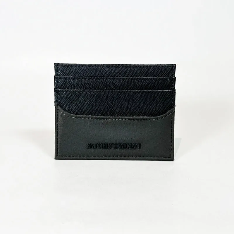 Portacarte Emporio Armani Black Green