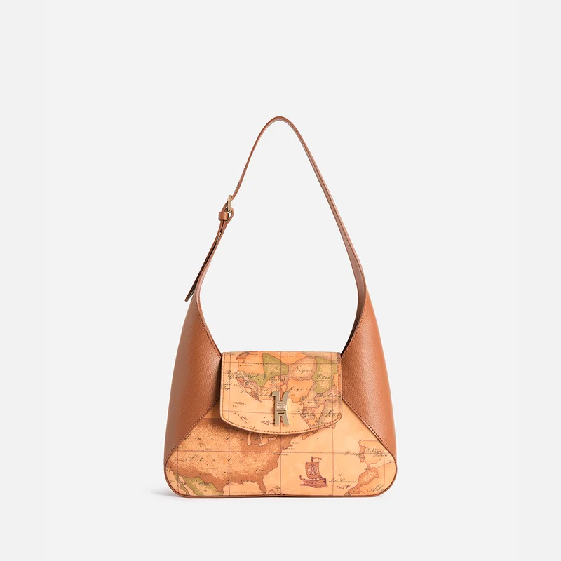 Kangaroo Bag borsa sottospalla Geo Classic e Cuoio