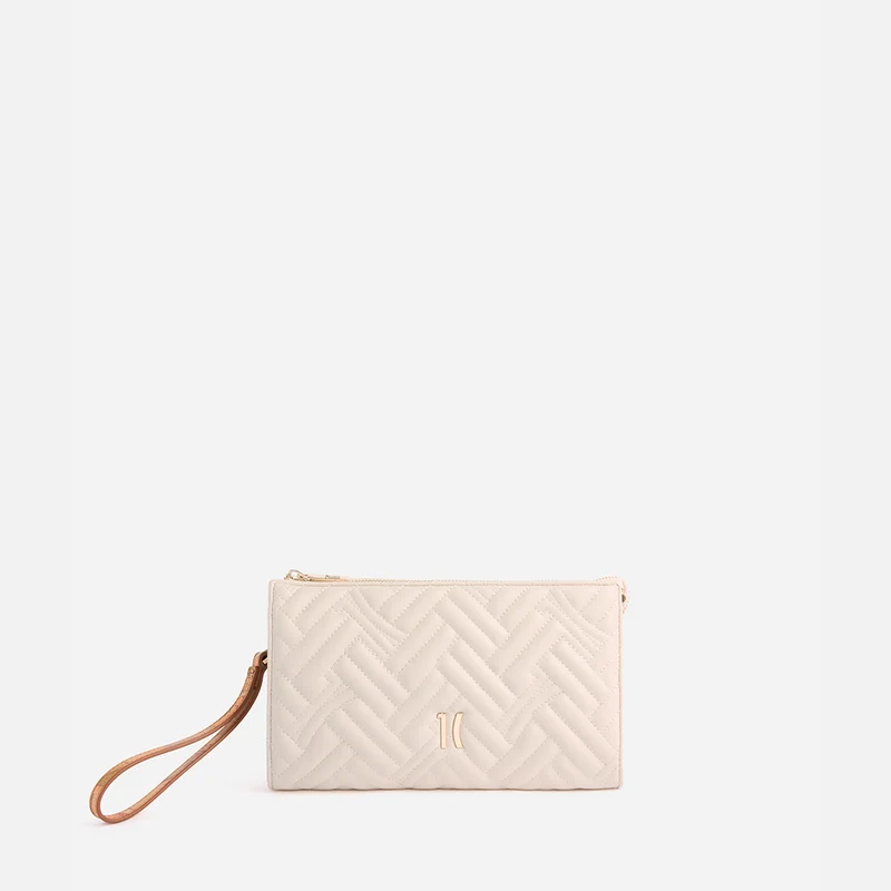 1C Urban Glow clutch Avorio