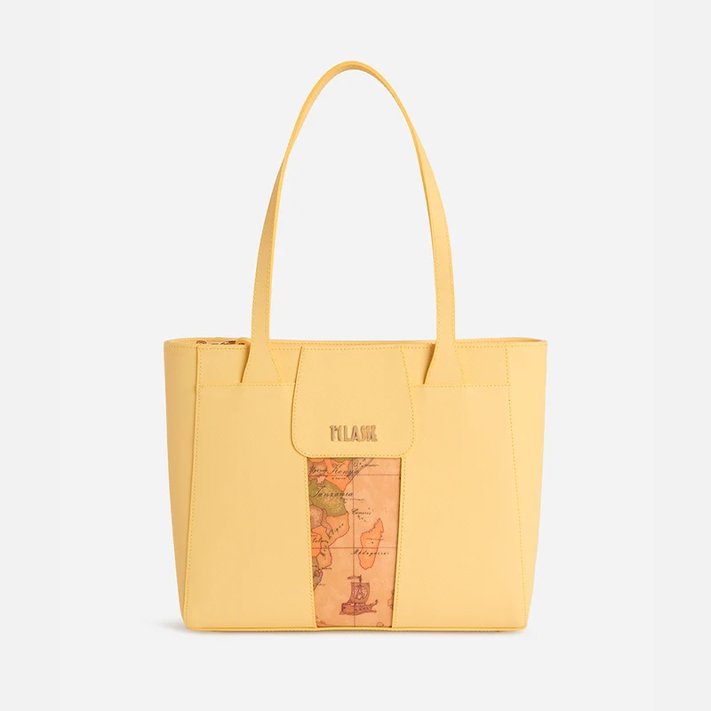 Bloom City borsa shopping media Giallo Pastello
