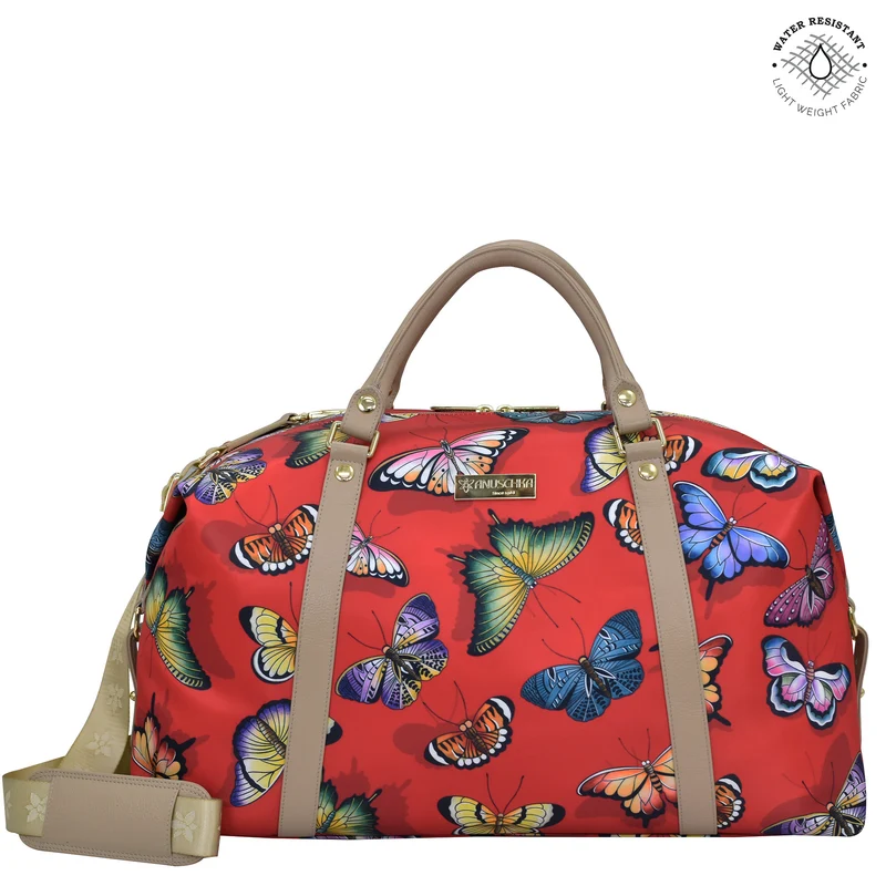 Tessuto con finiture in pelle Great Escape Duffle - 12016