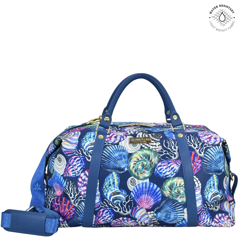 Tessuto con finiture in pelle Great Escape Duffle - 12016