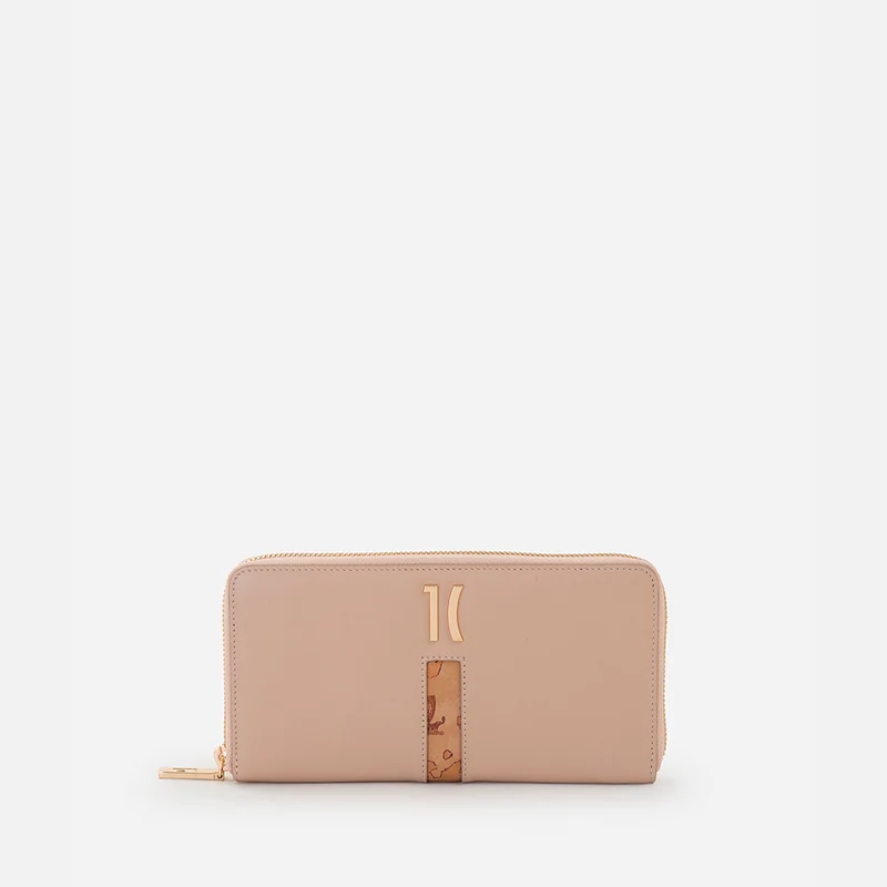 Talisman Leather portafoglio zip-around Avorio