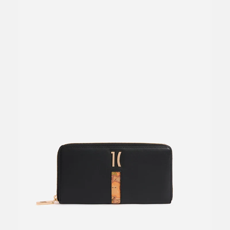 Talisman Leather portafoglio zip-around Nero