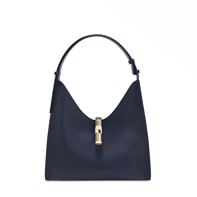 Furla Goccia Borsa A Spalla M Ink Blue