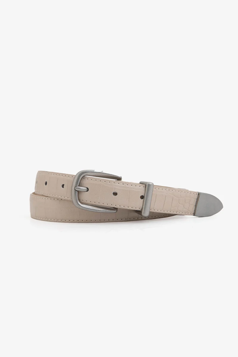 Cintura stampa cocco beige