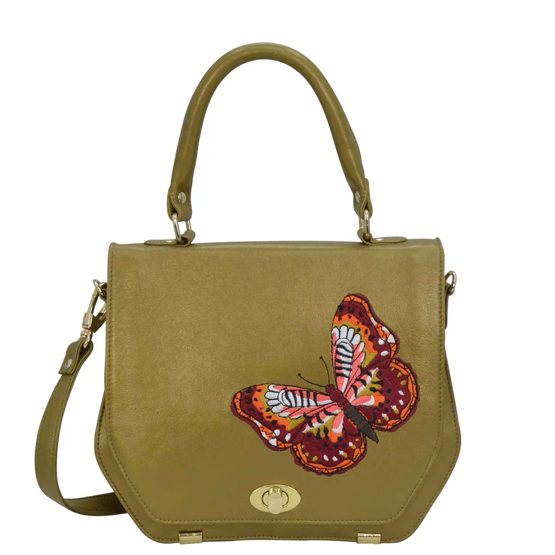 Borsa a tracolla con patta girevole - 14021