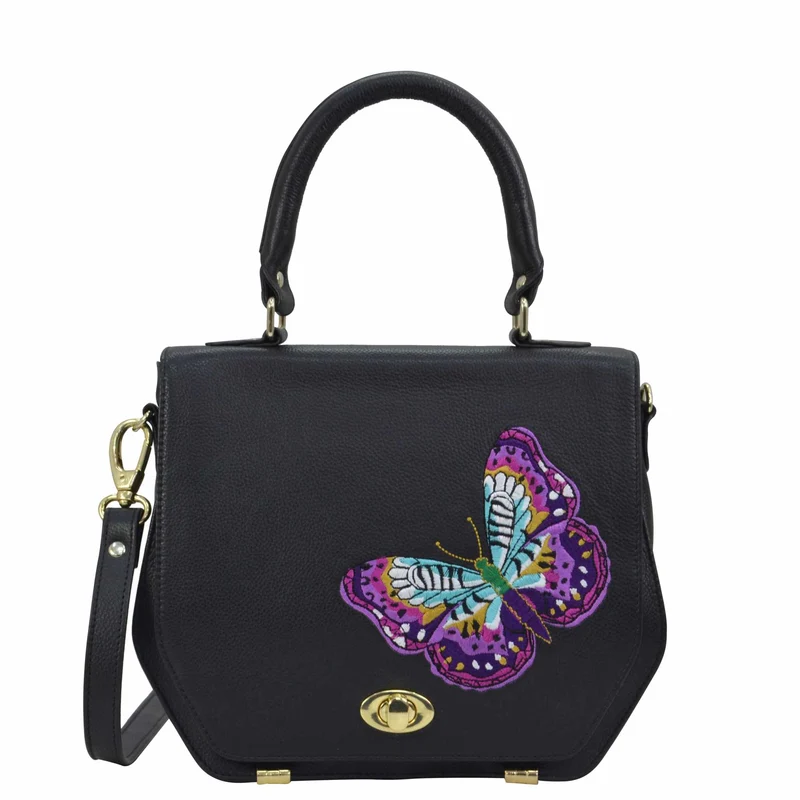 Borsa a tracolla con patta girevole - 14021