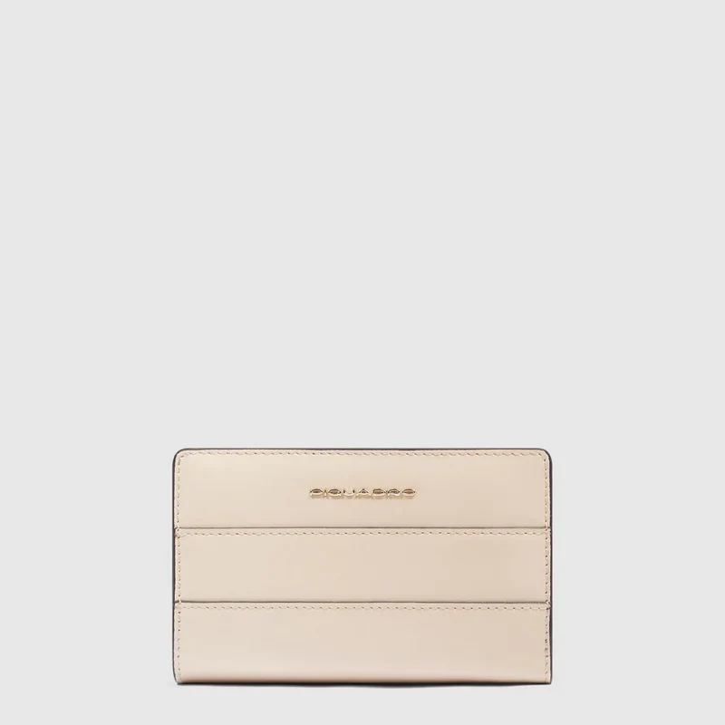 Portafogli da donna con porta monete Beige