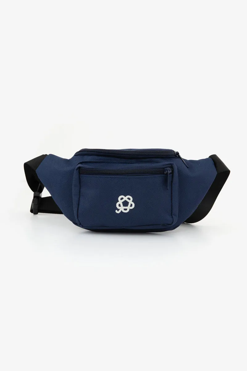 Marsupio tecnico blu con stampa Kids